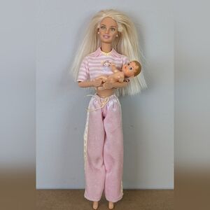 Barbie | 2000 Mattel Bedtime Barbie, Krissy Babysitter Big Sister